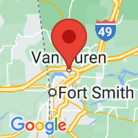 Map of Van Buren, AR US